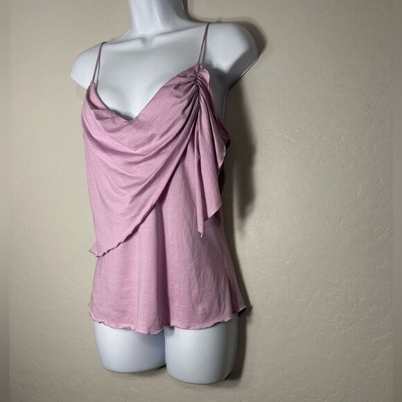 Diane Von Furstenberg Lorvette Whisical Lilac/Rose L‎ Spaghetti Strap fairycore - Picture 2 of 7